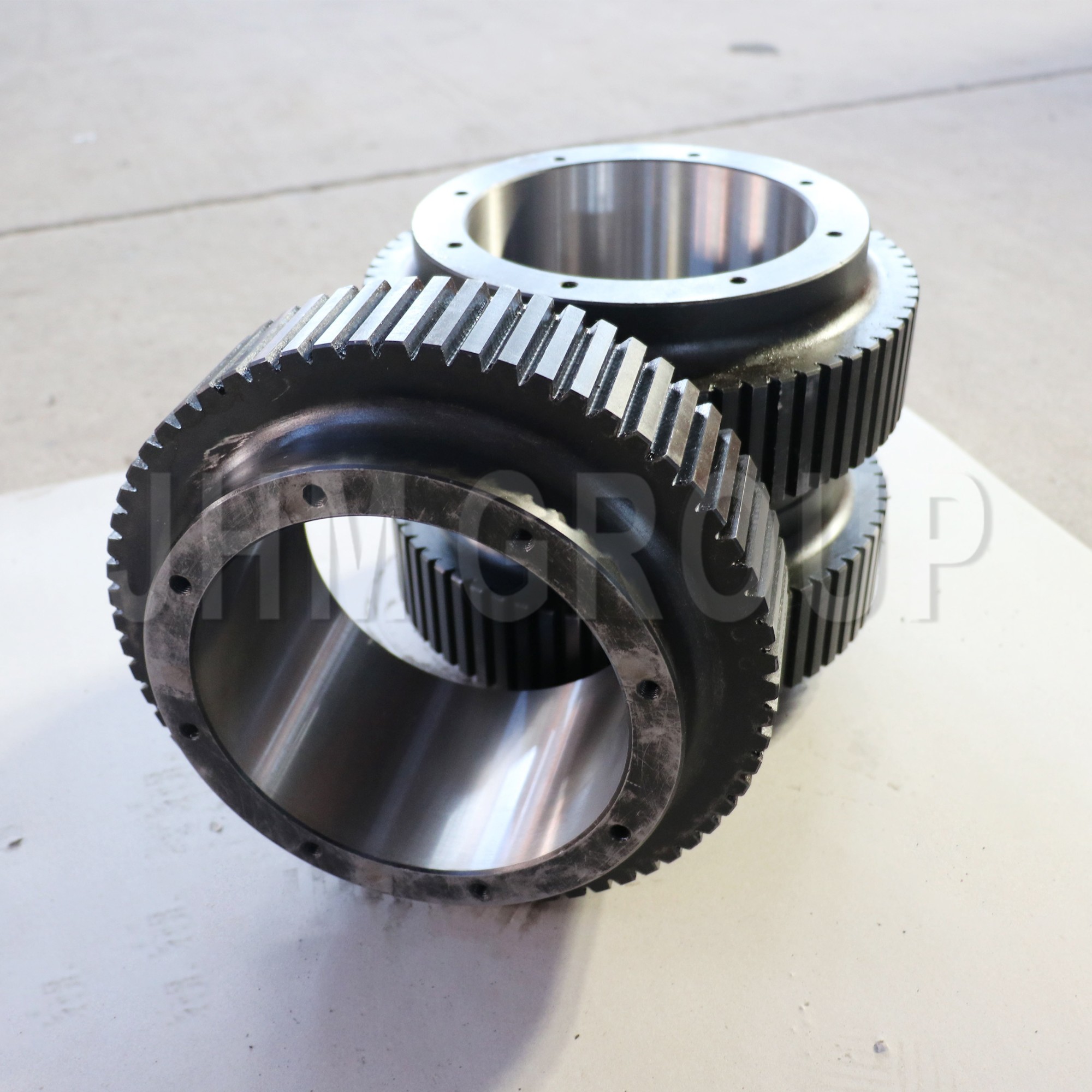 Straight corrugation type roller